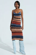 UP ALL NIGHT MIDI DRESS
