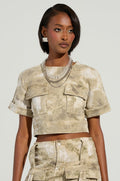 READY FOR WHATEVER CAMO SHORT SLEEVE SHIRT