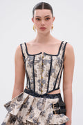 WON'T STOP MOVING BROCADE CORSET