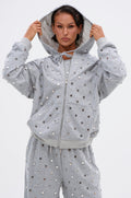 POPPING OFF ZIP UP SWEATSHIRT