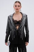 MILA EMBELLISHED BLAZER IN BLACK