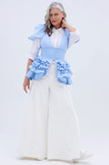 TRENDY AND COOL WHITE WIDE LEG DENIM PANT