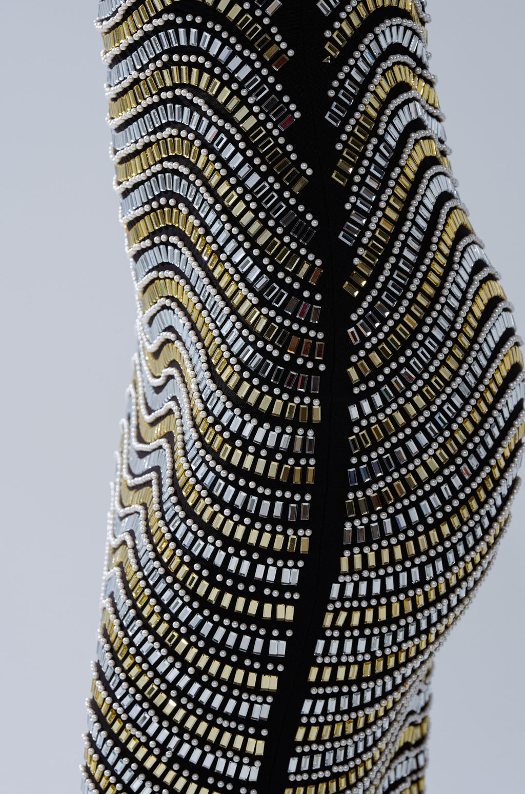 SHINE ON RHINESTONE MIDI DRESS