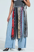 TIED IN BUSINESS MIDI SKIRT