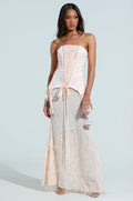STAR OF THE SHOW CORSET MAXI DRESS