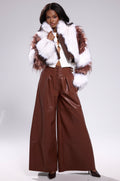 BETTER OFF WITHOUT YOU FAUX LEATHER TROUSER