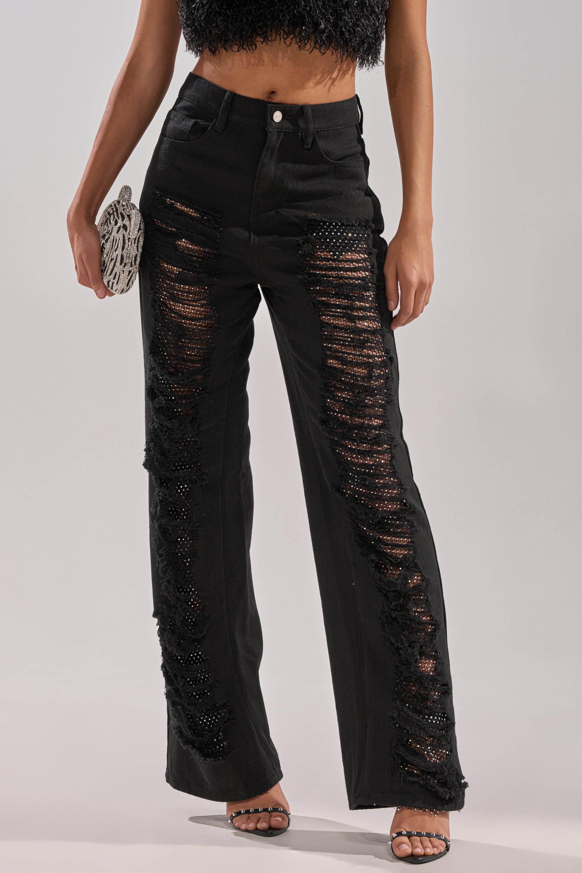 CLARA DISTRESSED DENIM