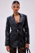 HERE FOR THE DRAMA PEBBLED BLAZER