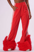MODERN JAM TRACK PANT WITH TULLE