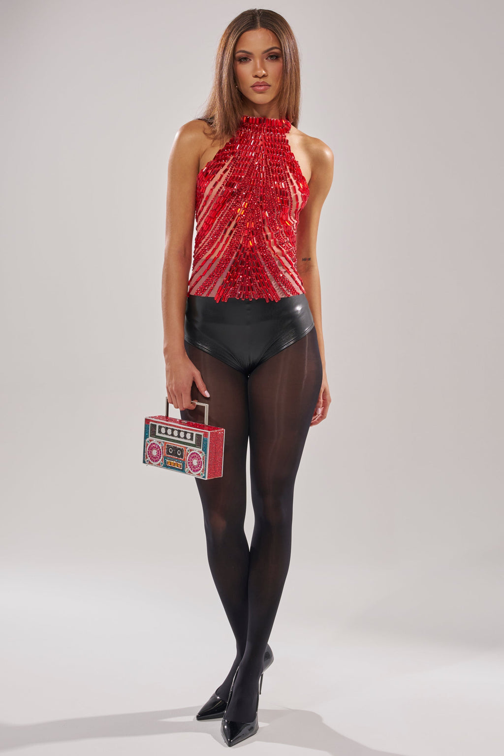 FIRECRACKER RHINESTONE BLOUSE
