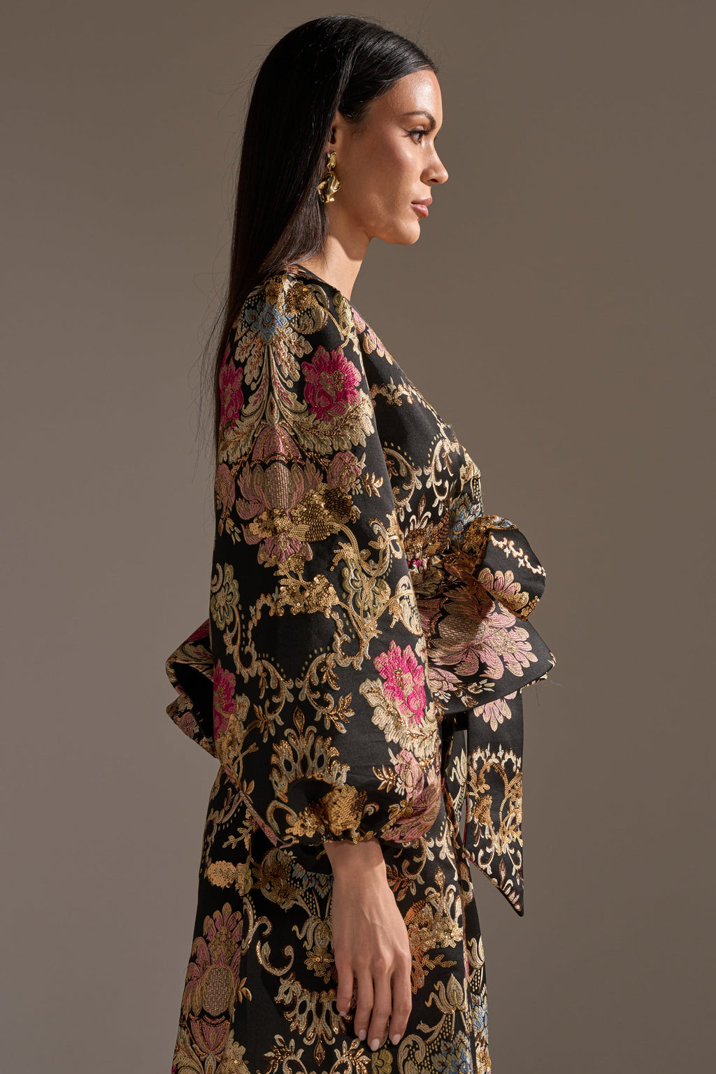 LUXE ENERGY BROCADE BLOUSE
