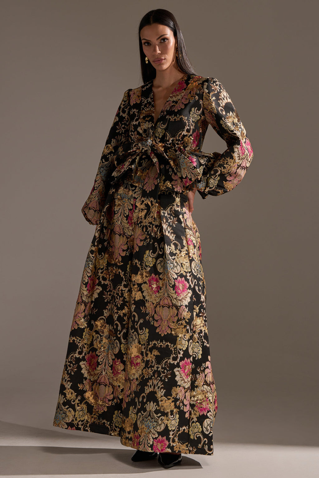 LUXE ENERGY BROCADE BLOUSE