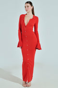 RUNNING LATE KNIT MAXI DRESS