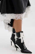 AZALEA WANG CHAUSIKU BLACK SPORTY BOOTIE