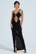 LAY IT LOW SLINKY MAXI DRESS