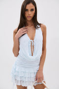 LETS PARTY LACE MINI DRESS