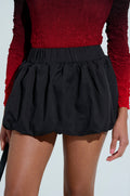 BUBBLE BUBBLE BUBBLE SKIRT IN BLACK