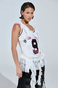 PLAY WITH MY HEART RUFFLE JERSEY
