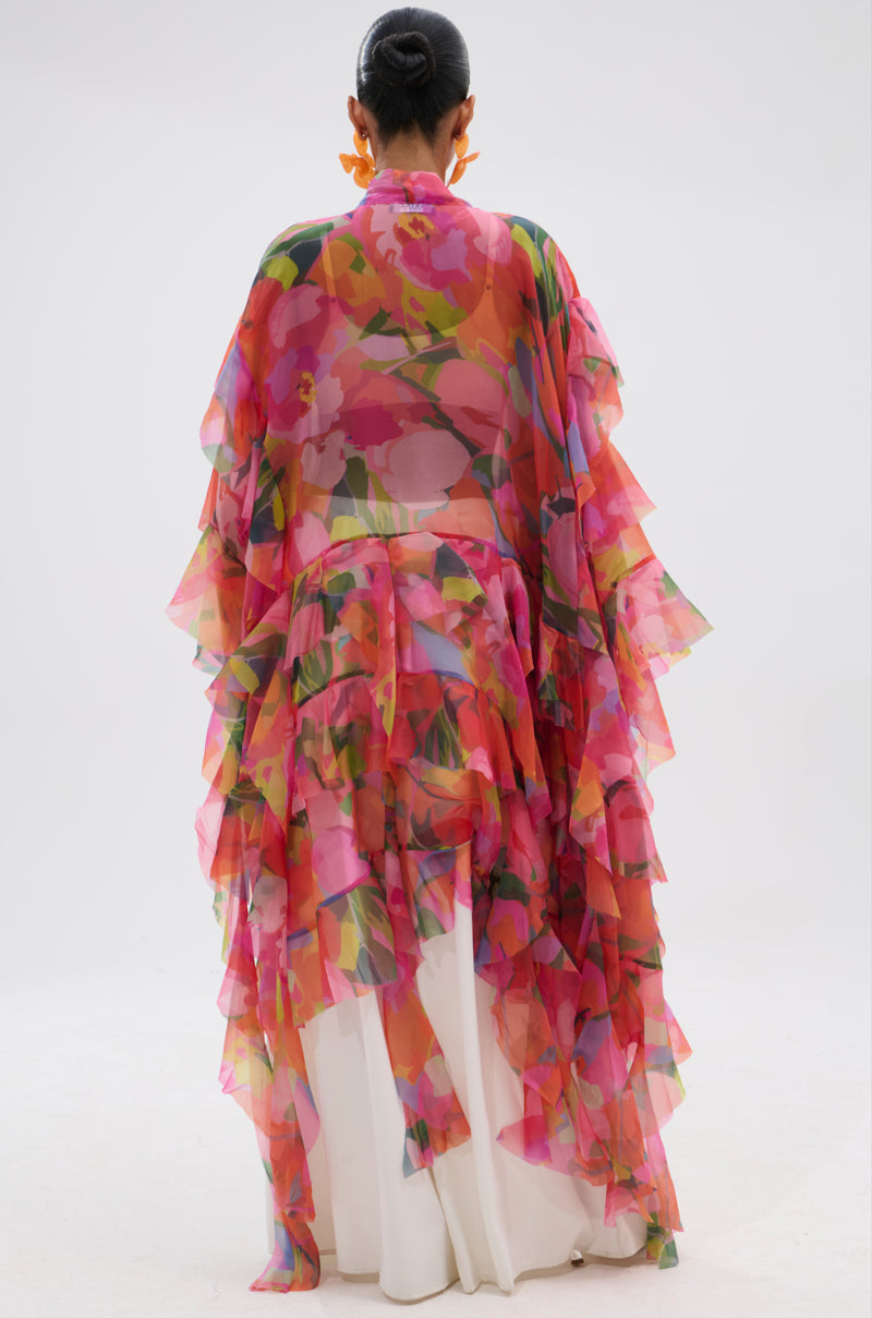 IN BLOOM FLORAL TOP