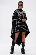 LANIE PRINTED RHINESTONE SWEATER DRESS