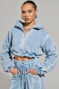 HONEY HONEY FRENCH TERRY BOMBER