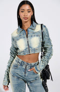 UP ALL NIGHT DENIM JACKET