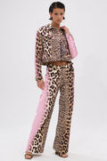 COCO LEOPARD PRINT DENIM