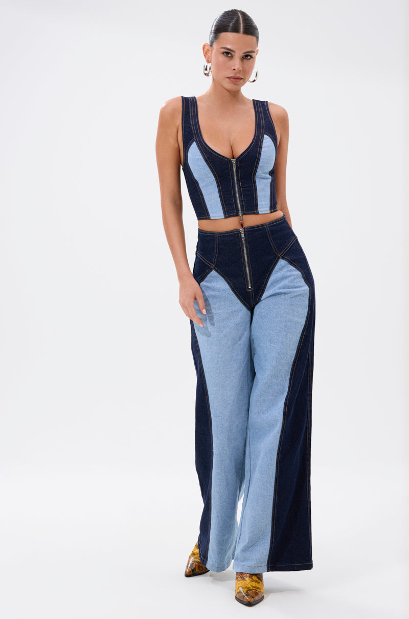 FIRST CLASS RELAXED DENIM PANT