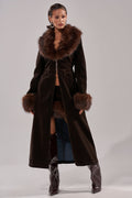 WILD SIDE VELVET DENIM TRENCH