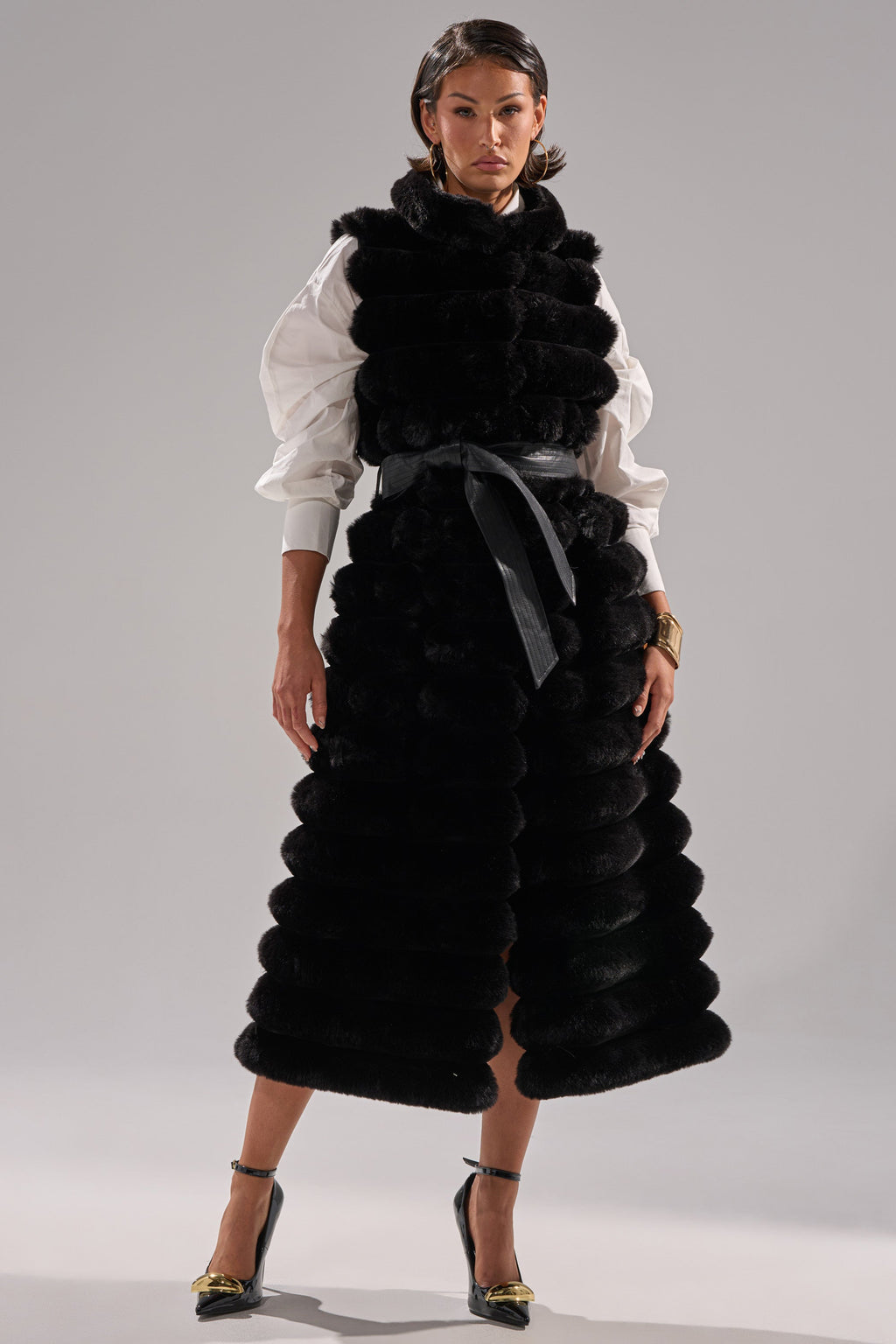 POPPY FAUX FUR VEST