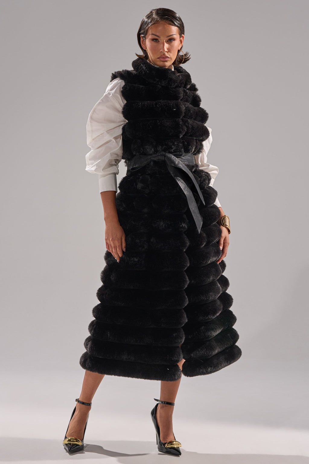POPPY FAUX FUR VEST