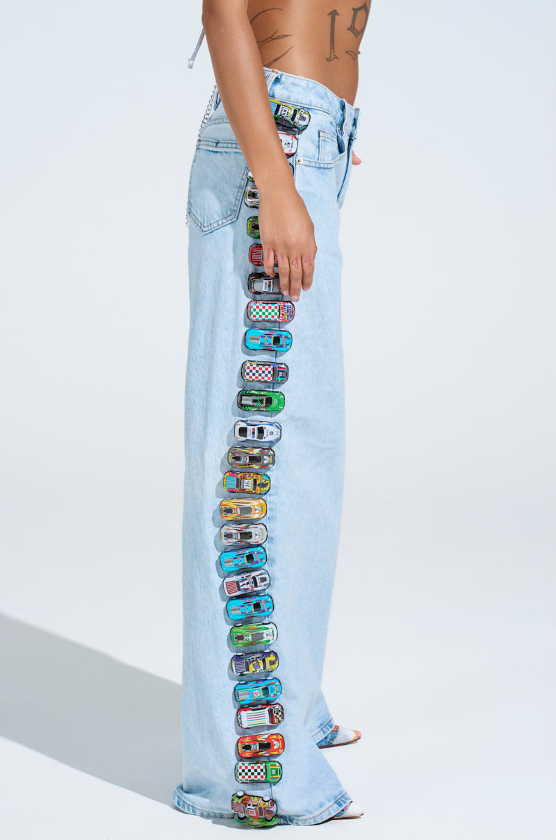 RACE CAR JEANS
