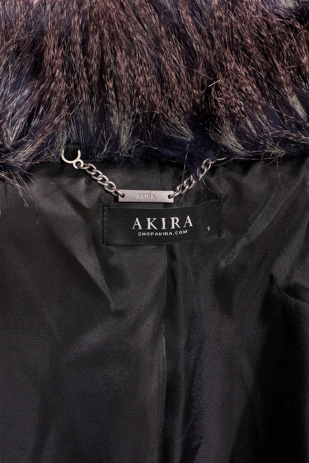 NOTRE DAME FAUX FUR COAT