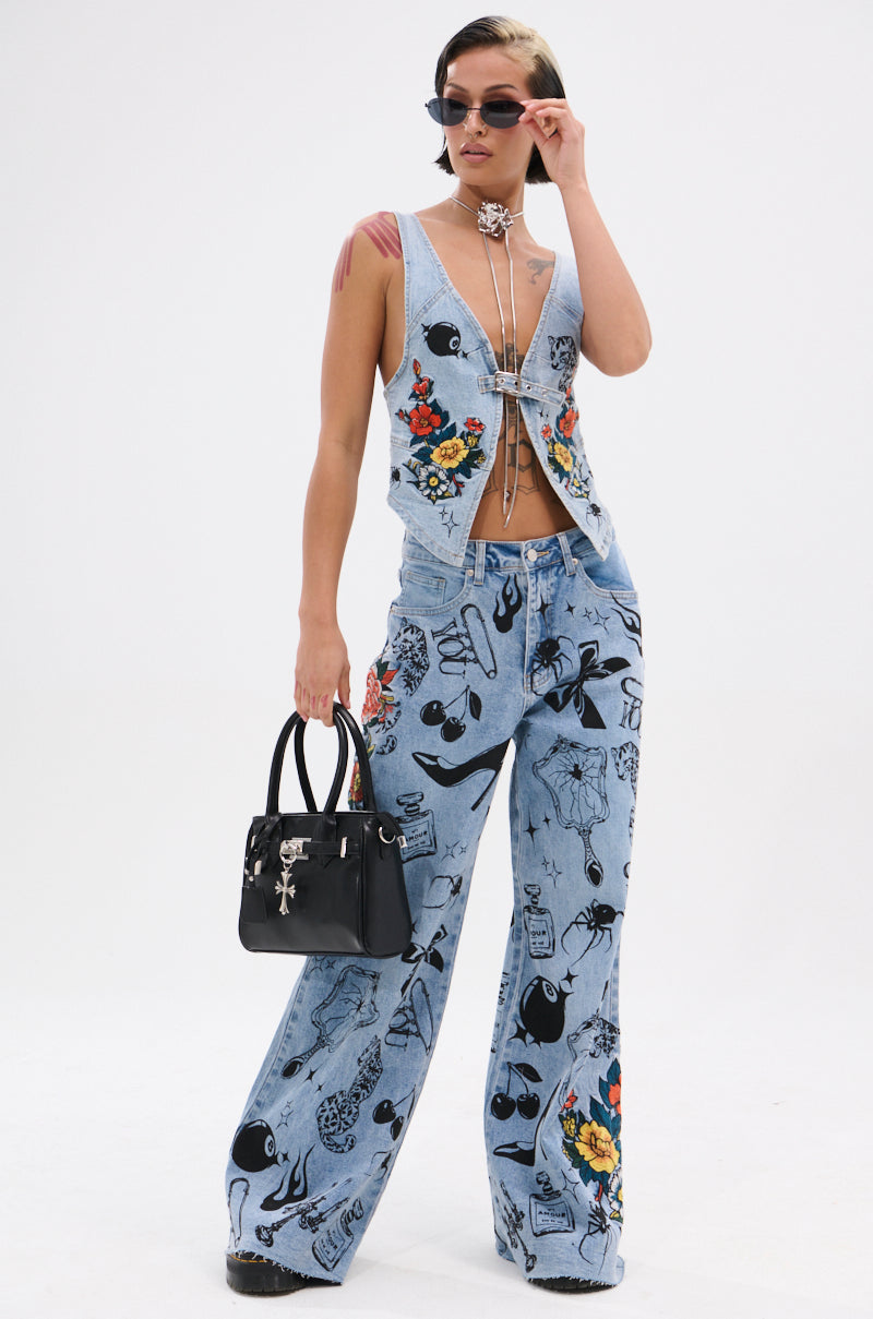 OUT OF MY LEAGUE RELAXED DENIM