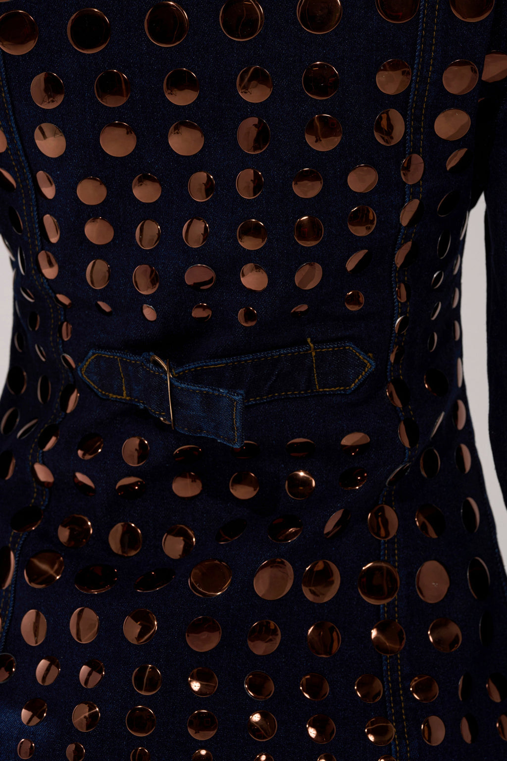 DISCO BABE DENIM BUTTON DOWN