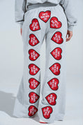 I LOVE TO MAKE BOYS CRY WIDE LEG SWEATPANT