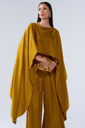 COCKTAIL HOUR BLOUSE IN MUSTARD