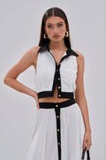 VIVI BUTTON DOWN BLOUSE