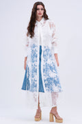 LACE BUTTON UP
