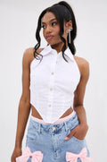 THINK AGAIN BUTTON DOWN TOP