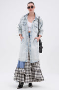 ZOEY HOODED DENIM JACKET