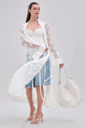 BORA BORA LACE DUSTER IN WHITE