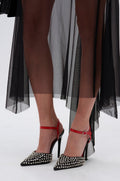 AZALEA WANG LYSANDER BLACK MULTI PUMP STILETTO
