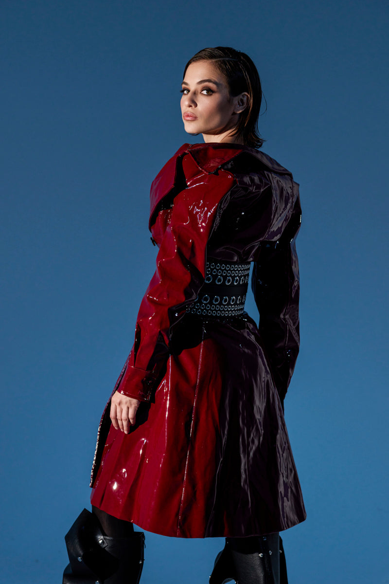 MITICA PATENT TRENCH COAT