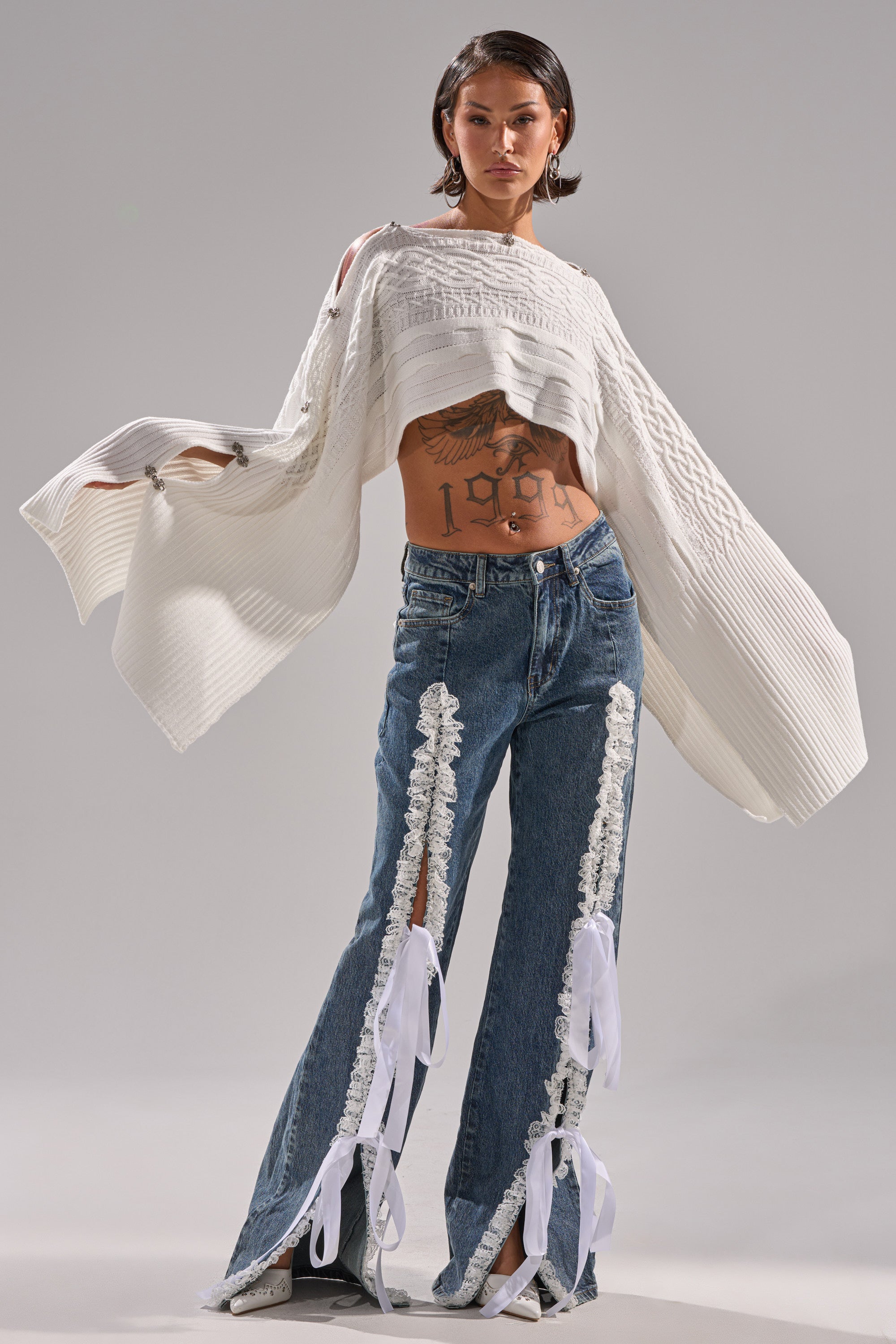 JOAN CABLE KNIT TOP
