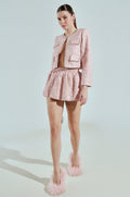 ALINNA TWEED BUBBLE SKIRT