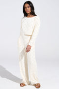SHINE BRIGHT PEARL WIDE LEG PANT