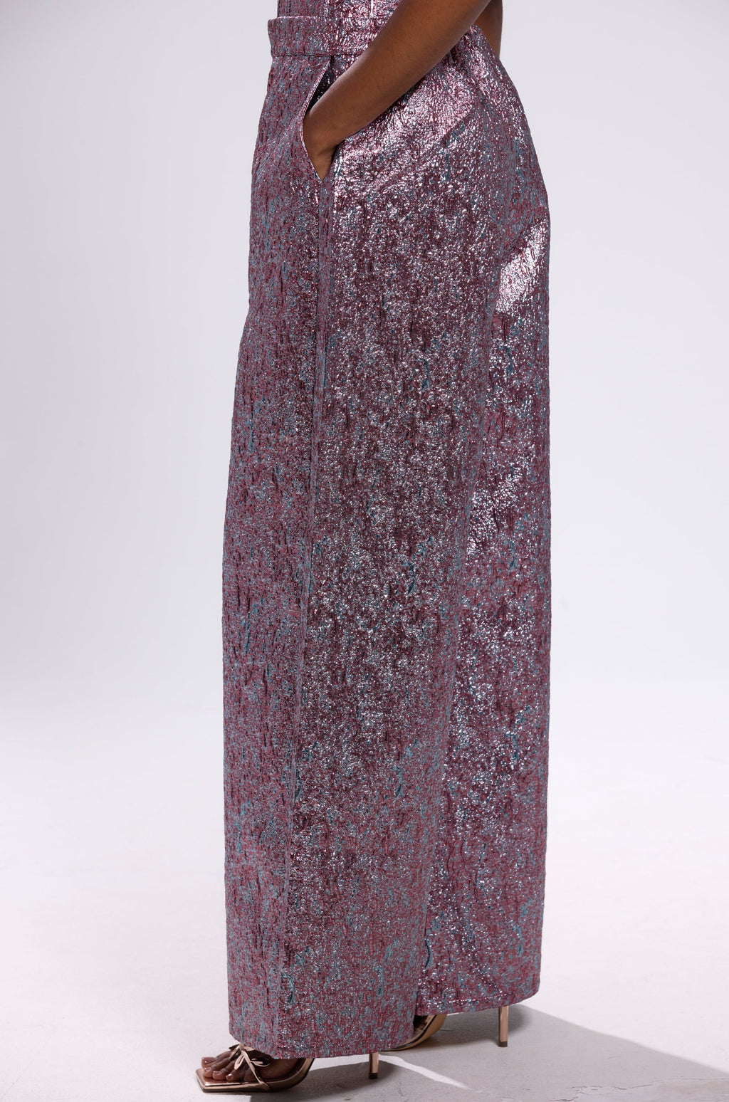 NO COMPETITION BROCADE TROUSER