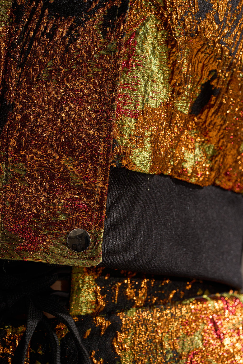 TWIN FLAME BROCADE BOMBER