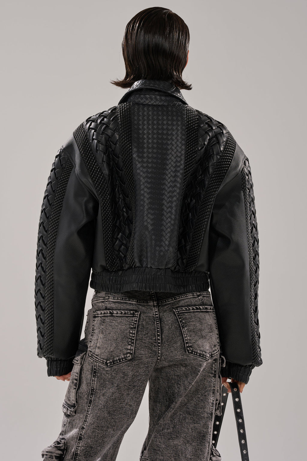 KEEP IT LOWKEY PATCHWORK BOMBER